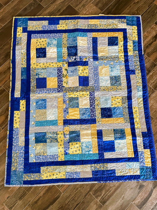 Cheery Charm and Jelly Quilt