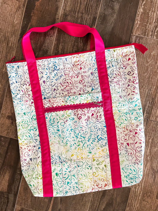Pink Mom Fanciful Tote
