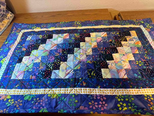 Waste Not Bargello Table Topper